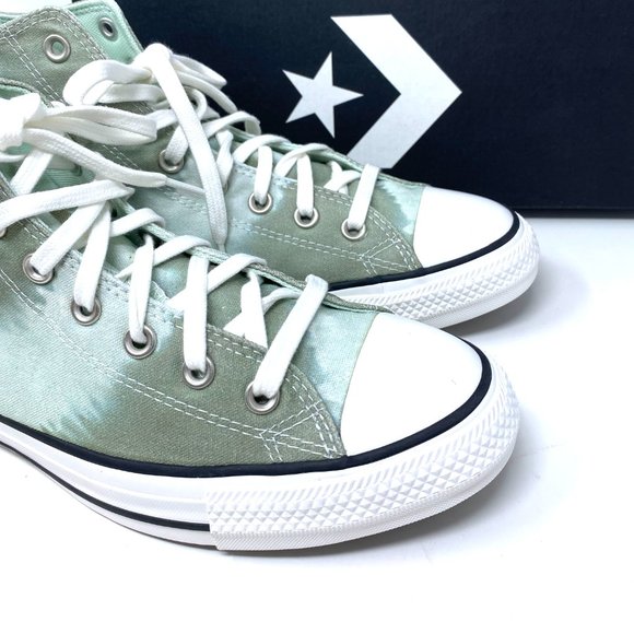 Converse Shoes Men's Size 171912C CTAS High Top Light Field Surplus Green Canvas - Picture 3 of 9